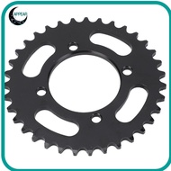 APPEAR Rear Sprocket, Steel Black Chain Sprocket, Durable 420 35T Inner 76mm Drive Sprocket for Moto