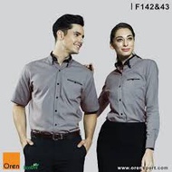 WOMEN UNIFORM/CORPORATE SHIRT/OFFICE SHIRT/KEMEJA - OREN SPORT F1 43