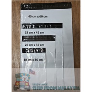 OXO-Biodegradable Flyer SAME AS POS LAJU SIZE - 100pcs - A5 / A4 / A3 /A2  Courier Parcel Bag with p