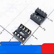 [30 Pieces]- IC Base 8 Pins Square Narrow Two Rows 1A 60VAC IC2 Components