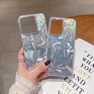 Waterry Gradient Silver Hologram Case VIVO Y30/Y30i/Y30S/Y50/Y35/Y36/Y38/Y53S/Y51/Y71/Y75/T1 5G/Y81/