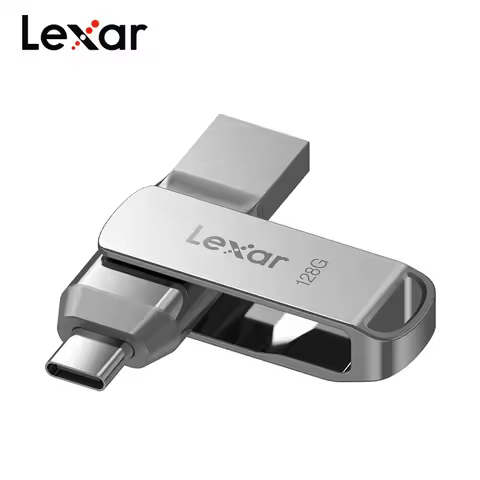 Lexar JumpDrive D40T USB Flash Drive 128GB 256GB Dual Type C Type A Pen Drive USB 3.2 Pendrive Up to