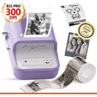 niimbot label printer b21 purple+label