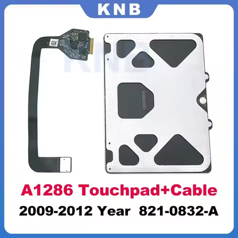 Original A1286 Trackpad For Macbook Pro 15" A1286 Touchpad with Cable 821-0832-A 2009 2010 2011 2012