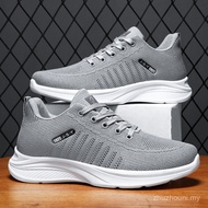 Shoes Men 2025 Autumn New Style Flying Woven Mesh Breathable Single Shoes Foreign Trade Wholesale So