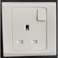 MK - 13A/250V 1 GANG  SWITCHED SOCKET OUTLET [SG READY STOCK]