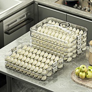 Large-Capacity Dumpling Box Multi-Layer Frozen Dedicated Quick-Frozen Food Wonton Dumpling