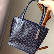 Goyard Gao Yade ตะกร้าผักสุนัขสองด้านกระเป๋าช้อปปิ้งขนาดเล็กแบบมือถือแม่สามีกระเป๋าทรงสี่เหลี่ยมมีหูหิ้วสะพายไหล่