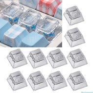 dingdongaa Transparency Keycaps X Stem Wide Compatibility 1U 2U Enhances Light Diffusions