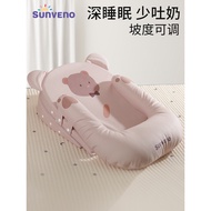 Sanmei Baby Newborn Baby Slope Pillow Feeding Soothing Pillow Nursing Pillow Anti-vomiting Slope Cus