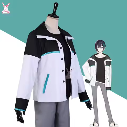 Nijisanji Mayuzumi Kai—Virtual Host Suit Cosplay Anime Set Full Set Game Spooky—Halloween Cosplay Co