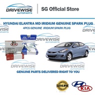Hyundai Elantra MD Genuine Iridium Spark Plug (Hyundai/Kia Genuine Iridium Plug)- NGK 4pcs Set