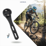 NARCISSUS13A0E Cycling Computer Support, Easy to Install Black Bicycle Handlebar Computer Mount, Int