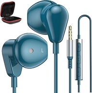 3.5mm Earbuds Wired Headphones for Samsung A25 A15 A14 A03S A23 Galaxy Note 5 8 9 S10E S10+ S8+ S9 D