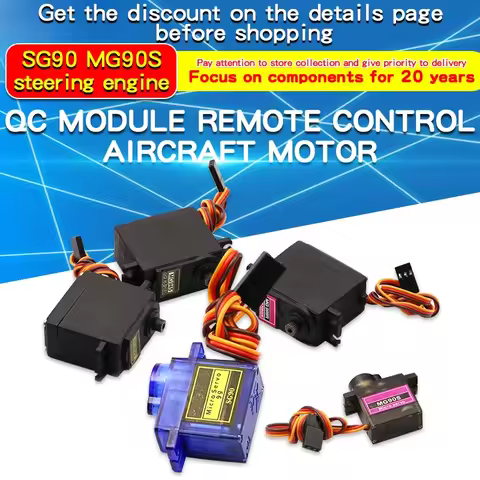 1PCS MG90S SG90 Servo Micro Servo Motor Mini 9G Servos Motor arduino for RC 250 450 Helicoper Airpla