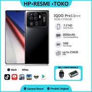 Smartphone Terbaru 2023 IQOO 11 PRO 7.5inci ram 8/256GB hp murah cuci