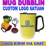 [Custom Tumbler] Dublin Glass Mug Coffee Tea Cup Thermos Heat Resistant Dublin