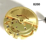 Replament 8200 Mechanical Watch Movement 21 Jewels Dual