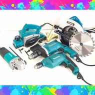 ชุดสร้างตัว Makita เลื่อยวงเดือน 7 นิ้ว 900W + กบไฟฟ้า 3 นิ้ว รุ่น 1900B + สว่าน 4 หุน HP1630 + สว่า