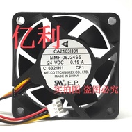 Mitsubishi CA2163H01 MMF-06J24SS-CP1 24V 0.15A 6cm Inverter Cooling Fan