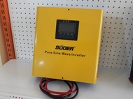Suoer PL-1KA/PL-1.5KA หม้อแปลงเทอรอยด์อินเวอร์เตอร์ DC 12V เป็น AC 220V Pure Sine Wave Solar Power Inverter with Built in AC Charger 20A