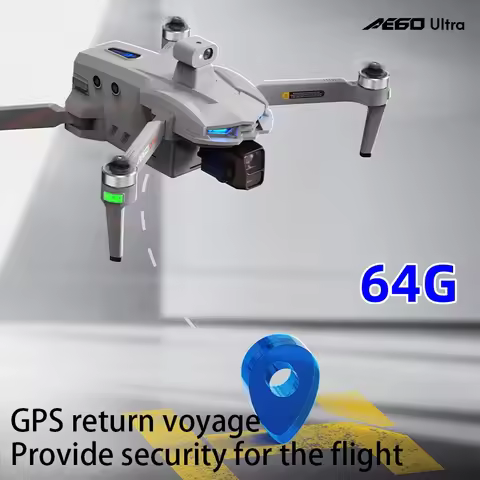 AE60 Ultra GPS Drone Profesional 8K HD Camera 3-axis gimbal Aerial Photography 12KM Obstacle Avoidan
