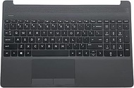 Replacement Laptop Upper Case Palmrest Non-Backlit Keyboard Touchpad Assembly Part for HP Probook 25