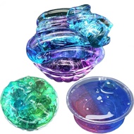 Diy Color Transparent Slime Glue Toys Antistress Clear Fluffy slime kit Foam Putty Plasticine Cloud 