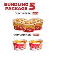 𝐂𝐈𝐎𝐌𝐘 - Paket Bundling 5 Cuanki Cheese Cup dan Spicy Original/ Cuanki Cheese Cup/ Cuanki Spicy Cup