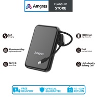 Amgras PowerMeta 845 PowerBank Mini 20000mAh Large Capacity 22.8W Fast Charging Built-in Dual Line O