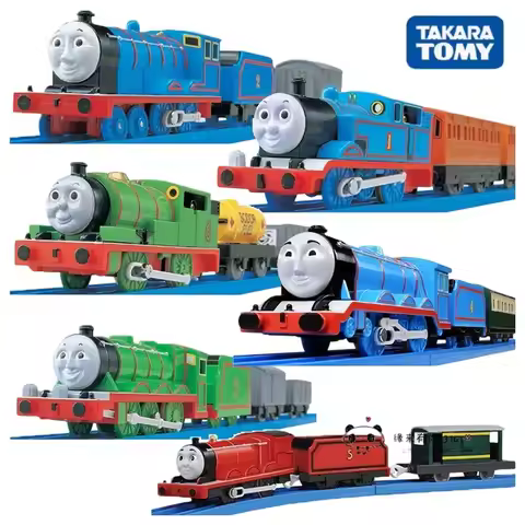 TAKARA TOMY TOMICA Play Road Thomas Anne and Calvert Railway Toys - Gordon Train Set - Suitable for 