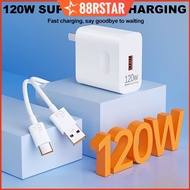 Charger 120W Type C Charger Fast Charger for Andriod Charger Adapter Set 6A Cables
