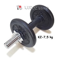 Ready Dumbbell Set Dumbbell KZ 7.5kg stick KETTLER rubber barbell stick barbell
