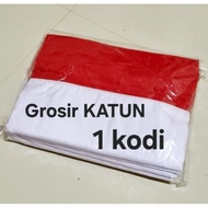 KATUN Wholesale White Berah Flags PREMIUM COTTON || 1 dozen 20 sheets of/