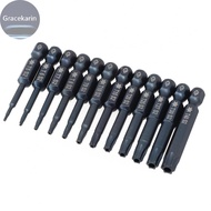 Proven Durability Torx Screwdriver Bits Set Blue 50mm Electric Screwdriver T5T40