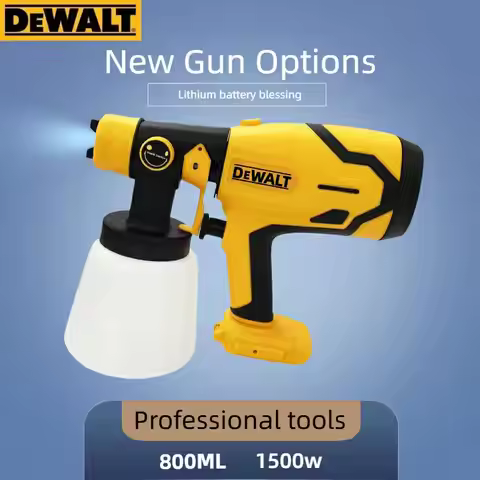 Dewalt Cordless Electric Spray Gun Portable Paint Sprayer High Power Auto Furniture Coating Airbrush