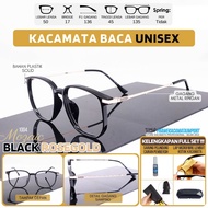 Wide Plastic Reading Glasses Unisex Plastic Frame Plus Lens +100 +125 +150 +175 +200 +225 +250 +275 