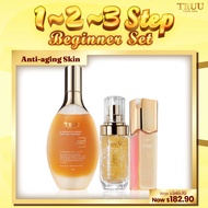 Anti-Ageing TRUU 76 Probiotics Amino Purifying Cleanser + Pro Perfection Repair Essence + Dual Essence Royal Jelly Day Cream SPF35★★