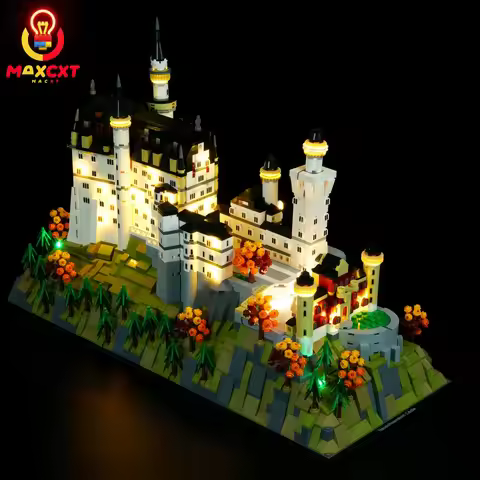 MAXCXT LED Light Set For LEGO 21063 Architecture Neuschwanstein Castle DIY Decorative Lamp Not Inclu