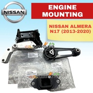 100% ORIGINAL NISSAN ALMERA N17 ENGINE MOUNTING SET 3PCS MADE IN JAPAN PROMOSI 11210-1HS0A 11220-1HA
