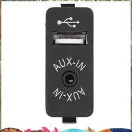 Car USB AUX In Plug Auxiliary Input Socket Adapter for  E81 E87 E90 F10 F12 E70 X4 X5 X6