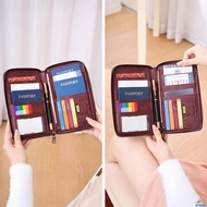 Family Passport Wallet Holder Portable & Waterproof Travel Passport Holder Bag for Credit Cards Boar
