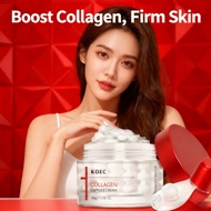 Collagen Filling Cream 50g- Moisturizing Nourishing Refreshing Capsule Cream with Spoon