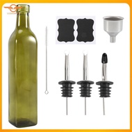 [CloudsMiles] Oil Jug Set Household Oil Jug Olive Oil Glass Oil Bottle