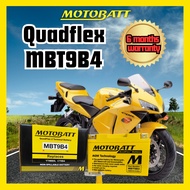 MOTOBATT Quadflex MBT9B4 Motorcycle Battery Premium Yuasa Replacement with AGM Technology Motobatt_o