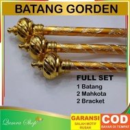 Iron Curtain Rod Curtain Rod Curtain Rod Full set