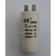 CAPACITOR SJ 12 uF 450V 12 450V. Plug Type