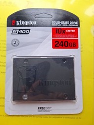 新貨全新 KINGSTON A400 240GB SSD SATA 2.5 10X FASTER