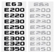 Car Trunk Letters Logo Emblem Badge Decals Sticker For Mercedes Benz E Class E200 E220 E230 E250 E26