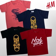 HnM Kids T-shirts for Girls and Boys, Cool Material, NEW